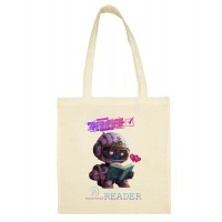 Sacosa personalizata BookForge - robotel roz